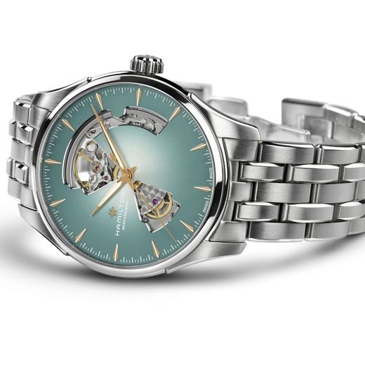 HAMILTON JAZZMASTER OPEN HEART AUTO 40MM H32675141 - JAZZMASTER - ZNAČKY
