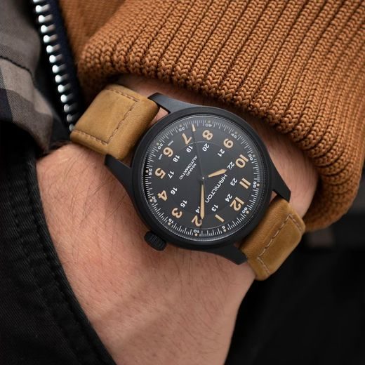 HAMILTON KHAKI FIELD TITANIUM AUTO H70665533 - KHAKI FIELD - ZNAČKY