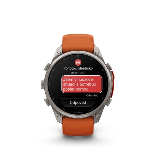 GARMIN FENIX® 9 PRO INREACH - 47 MM, TITANIUM AUTUMN ORANGE/SPARK 010-04336-01 - FENIX 9 PRO INREACH - ZNAČKY