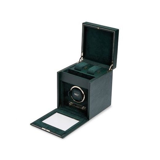 WATCH WINDER WOLF BRITISH RACING GREEN 792141 - WATCH WINDERS - ACCESSORIES