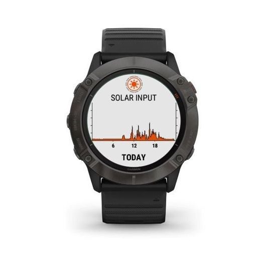 GARMIN FENIX6X PRO SOLAR, TITANIUMGRAYDLC/BLACK BAND (MAP/MUSIC) 010-02157-21 - FENIX 6X - ZNAČKY