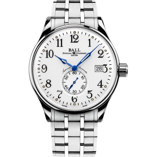 BALL TRAINMASTER STANDARD TIME COSC NM3888D-S1CJ-WH - BALL - ZNAČKY