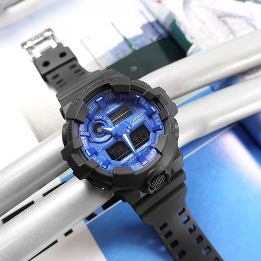 CASIO G-SHOCK GA-700BP-1AER BLUE PAISLEY SERIES - G-SHOCK - BRANDS