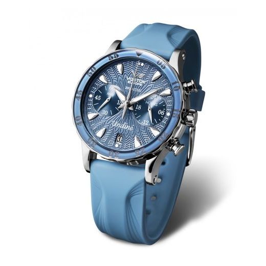 SILIKONOVÝ ŘEMÍNEK VOSTOK EUROPE PRO UNDINE - MODRÝ/LESKLÁ SPONA - ŘEMÍNKY - OSTATNÍ