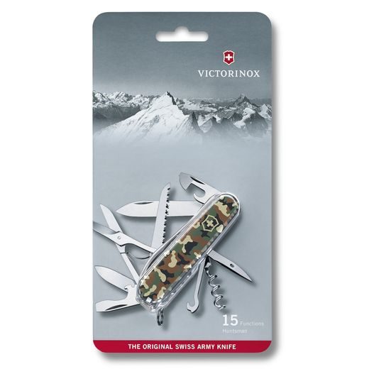 NŮŽ VICTORINOX HUNTSMAN CAMOUFLAGE 1.3713.94B1 - POCKET KNIVES - ACCESSORIES