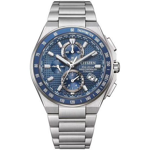CITIZEN ECO-DRIVE RADIO CONTROLLED SUPER TITANIUM AT8396-59L - SUPER TITANIUM - BRANDS