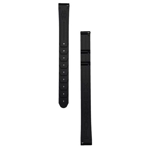 FORMEX REEF DEPLOYANT RUBBER STRAP, BLACK (WITHOUT CLASP) RS.2201.91 - STRAPS - ACCESSORIES