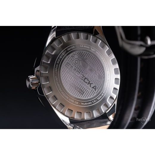VOSTOK EUROPE LIMITED EDITION EMBÉČKA AUTOMATIC LINE NH35-325A498 - BROWN LEATHER STRAP - EMBÉČKA - BRANDS