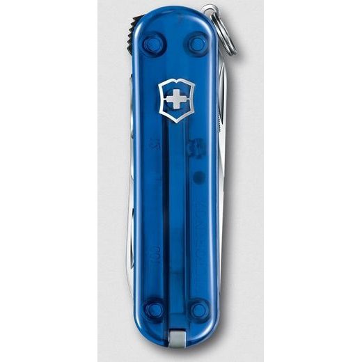 VICTORINOX NAIL CLIP 580 BLUE TRANSPARENT - POCKET KNIVES - ACCESSORIES