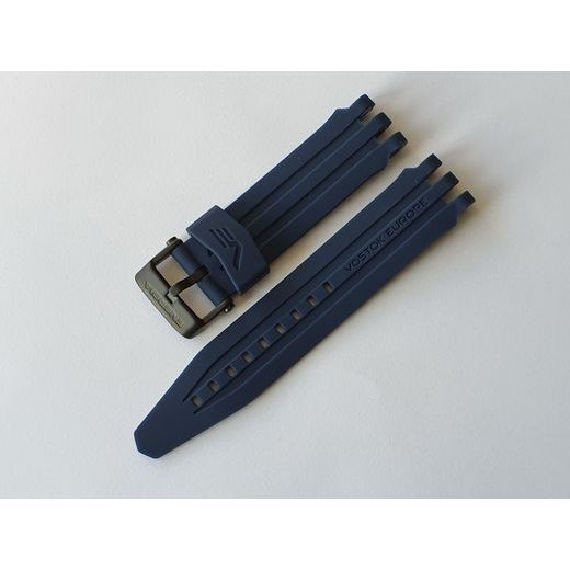 SILIKONOVÝ ŘEMÍNEK VOSTOK EUROPE PRO ENERGIA NH35-575C280 - MODRÝ/ČERNÁ SPONA - ŘEMÍNKY - OSTATNÍ