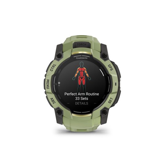 GARMIN INSTINCT® 3 – 50 MM, AMOLED FERN GREEN S ŘEMÍNKEM FERN GREEN 010-03020-02 - INSTINCT 3 - ZNAČKY