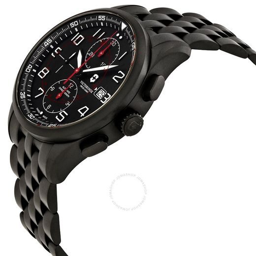 VICTORINOX AIRBOSS MECHANICAL CHRONOGRAPH BLACK EDITION 241741 - VICTORINOX - ZNAČKY