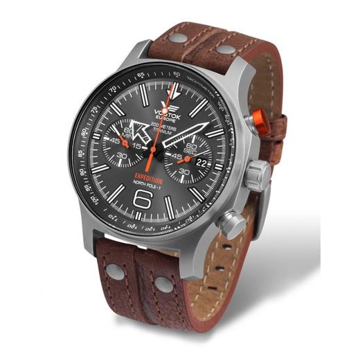 SILIKONOVÝ ŘEMÍNEK VOSTOK EUROPE PRO EXPEDITION NORTH POLE-1 - ČERNÝ/MATNÁ SPONA - ŘEMÍNKY - OSTATNÍ