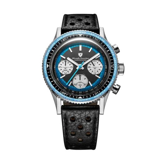 NIVADA GRENCHEN CHRONOKING RACING BLUE - INTER. BEZEL - CHRONOMASTER - BRANDS