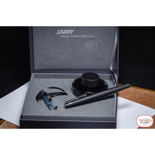 GIFT SET LAMY STUDIO LX ALL BLACK FOUNTAIN PEN AND INK 1506/0663756 - PENS SETS - ACCESSORIES