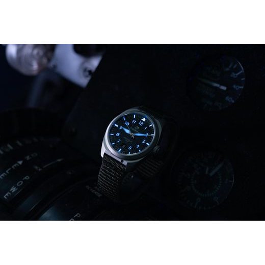 FORMEX AIRFIELD AUTOMATIC JET BLACK KHAKI GREEN NYLON-VELCRO 0661.1.6526.877 - FIELD AUTOMATIC - MĂRCI
