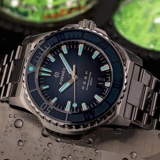 FORMEX REEF 42 AUTOMATIC CHRONOMETER BLUE DIAL - REEF - BRANDS