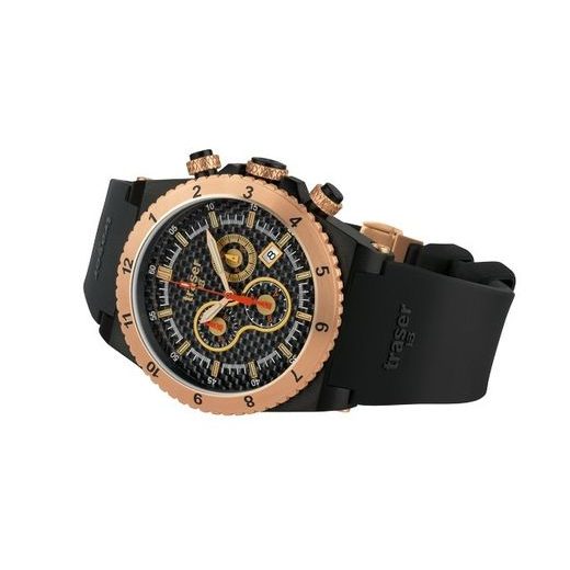 TRASER CLASSIC CHRONO CARBON PRO SILICONE - TRASER - BRANDS