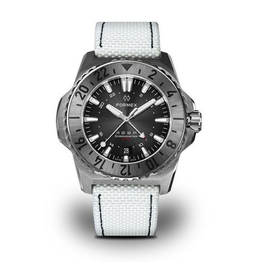 FORMEX REEF GMT AUTOMATIC CHRONOMETER BLACK DIAL WITH RED GMT - REEF - BRANDS