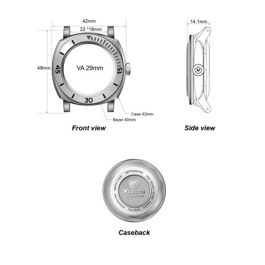 NIVADA GRENCHEN DEPTHMASTER PACMAN 42MM - DEPTHMASTER - ZNAČKY