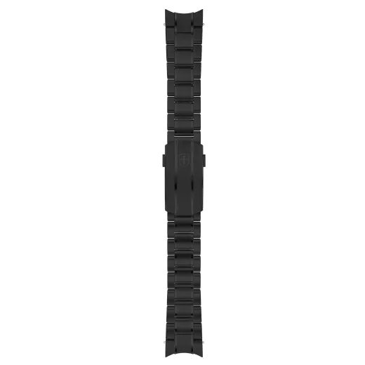 KOVOVÝ NÁRAMEK BIATEC | S ČERNOU DLC ÚPRAVOU - 20 MM - ŘEMÍNKY - OSTATNÍ