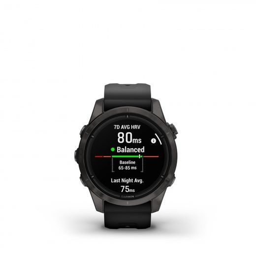 GARMIN EPIX™ PRO (GEN 2) SAPPHIRE EDITION CARBON GRAY DLC TITANIUM / BLACK BAND - 010-02802-15 - EPIX - ZNAČKY