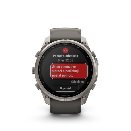 GARMIN FENIX® 9 PRO SOLAR INREACH - 51 MM, TITANIUM PEBBLE GRAY/SILVER GRAY 010-04339-01 - FENIX 9 PRO SOLAR INREACH - ZNAČKY