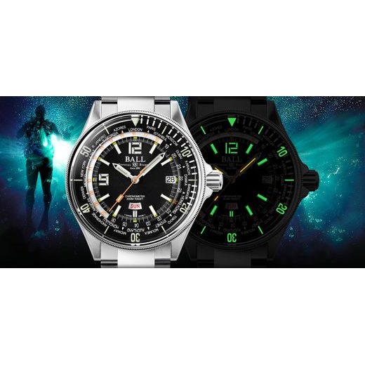 BALL ENGINEER MASTER II DIVER WORLDTIME LIMITED EDITION COSC DG2232A-SC-BK - ENGINEER MASTER II - BRANDS