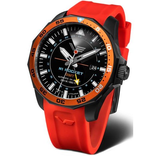 VOSTOK EUROPE N-1 ROCKET AUTOMATIC GMT NH34-225C714S - ROCKET N-1 - BRANDS