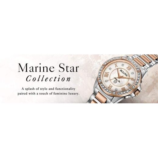 ブローバ マリンスターMarine Star 98R234 Damenarmbanduhr-