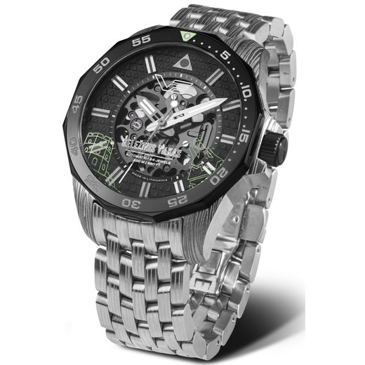 VOSTOK EUROPE GELEŽINIS VILKAS-IRON WOLF LIMITOVANÁ EDICE NH72-225E764 - LIMITOVANÉ EDICE - ZNAČKY