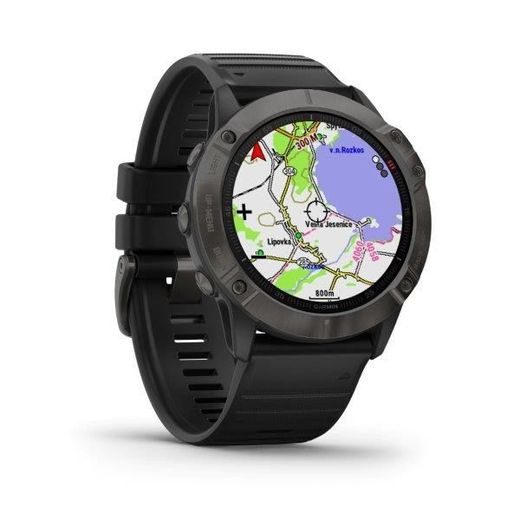 GARMIN FENIX6X PRO SAPPHIRE, GRAYDLC/BLACK BAND (MAP/MUSIC) 010-02157-11 - FENIX 6X - ZNAČKY