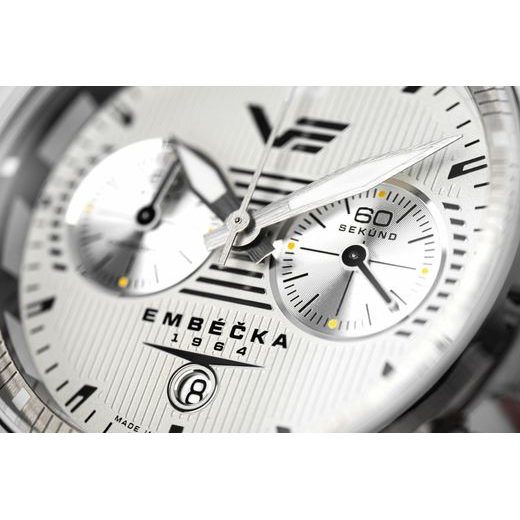 VOSTOK EUROPE LIMITOVANÁ EDICE EMBÉČKA CHRONO LINE 6S21-325A491 - HNĚDÝ KOŽENÝ ŘEMÍNEK - EMBÉČKA - ZNAČKY