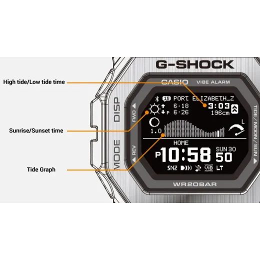 CASIO G-SHOCK G-LIDE GBX-100KI-1ER KANOA IGARASHI - G-SHOCK - BRANDS