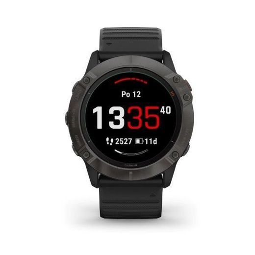 GARMIN FENIX6X PRO SOLAR, TITANIUMGRAYDLC/BLACK BAND (MAP/MUSIC) 010-02157-21 - FENIX 6X - ZNAČKY