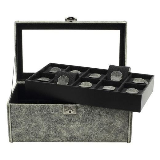 WATCH BOX FRIEDRICH LEDERWAREN CUBANO 27024-8 - WATCH BOXES - ACCESSORIES