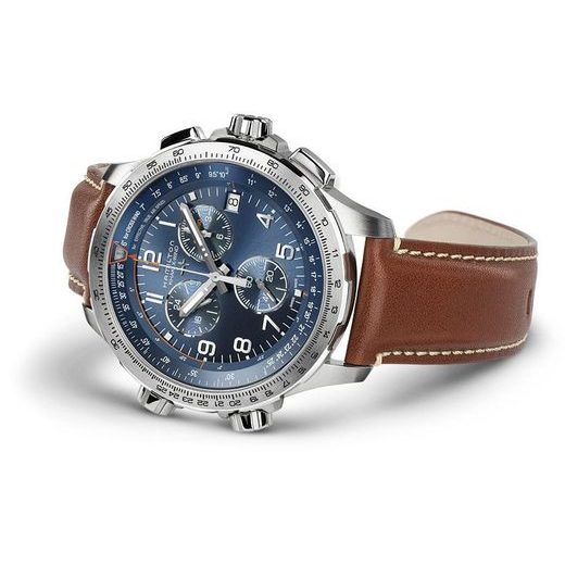 HAMILTON KHAKI AVIATION X-WIND GMT CHRONO QUARTZ H77922541 - KHAKI AVIATION - BRANDS