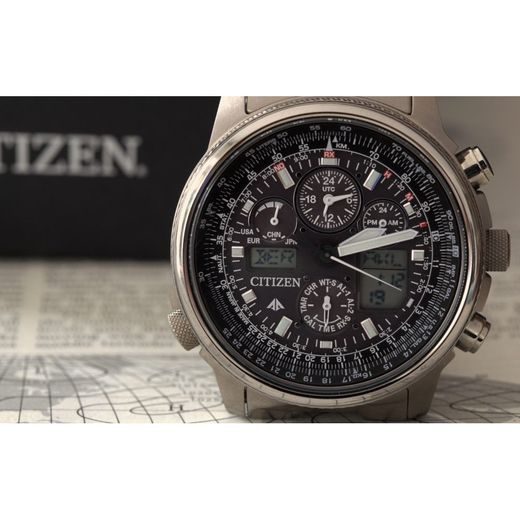 CITIZEN PROMASTER PILOT GLOBAL RADIO CONTROLLED JY8020-52E - PROMASTER - ZNAČKY