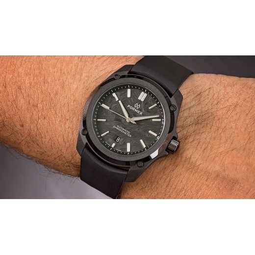 FORMEX ESSENCE LEGGERA FORTYONE AUTOMATIC CHRONOMETER FORGED CARBON BLACK RUBBER 0331.4.6399.910 - ESSENCE LEGGERA - ZNAČKY