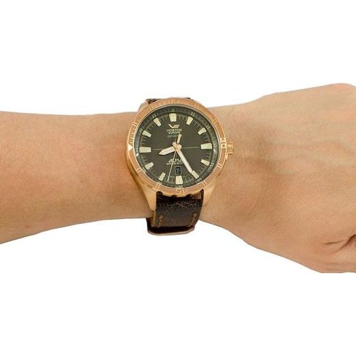 VOSTOK EUROPE ALMAZ BRONZE LINE NH35A/320O516 - ALMAZ SPACE STATION - ZNAČKY