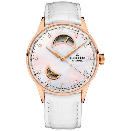 EDOX LES VAUBERTS OPEN HEART AUTOMATIC 85019-37RA-NADR - LES VAUBERTS - ZNAČKY