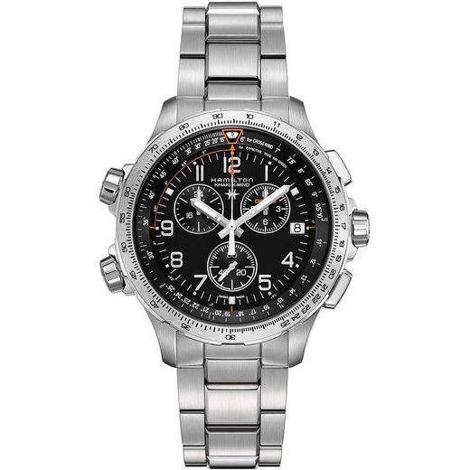 HAMILTON KHAKI AVIATION X-WIND GMT CHRONO QUARTZ H77912135 - KHAKI AVIATION - BRANDS