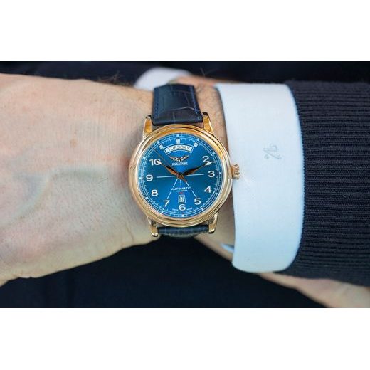 AVIATOR DOUGLAS DAY-DATE 45 AUTOMATIC V.3.44.2.402.4 - DOUGLAS DAY-DATE - BRANDS