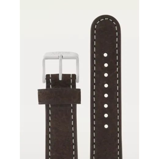 JUNKERS LEATHER STRAP 20MM - BROWN/TWO RIVETS - STRAPS - ACCESSORIES