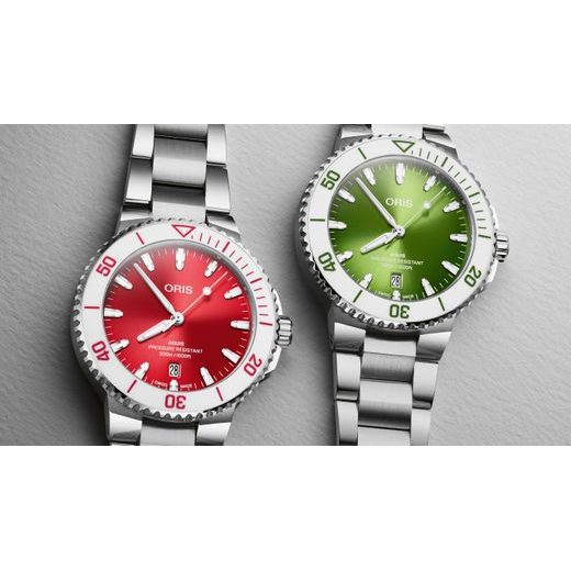 ORIS AQUIS DATE TASTE OF SUMMER 41,5 MM 01 733 7787 4137-07 8 22 04PEB - AQUIS - BRANDS