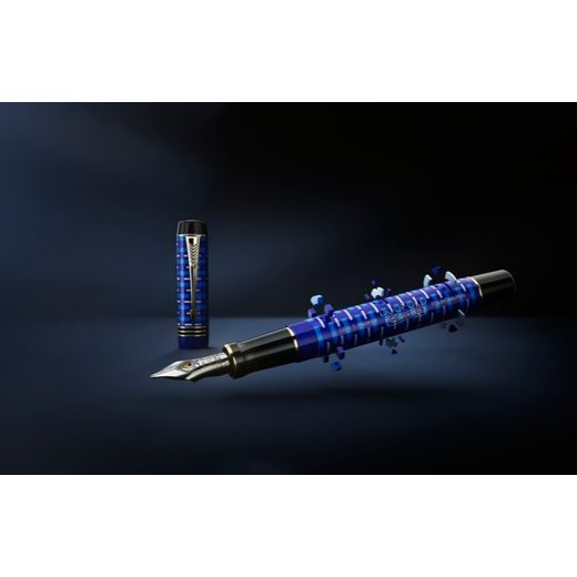 PLNICÍ PERO PARKER DUOFOLD 100 LE BLUE GT CNT - FOUNTAIN PENS - ACCESSORIES