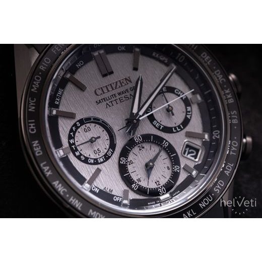 CITIZEN ATTESA SATELLITE WAVE GPS CC4055-14H - SUPER TITANIUM - BRANDS