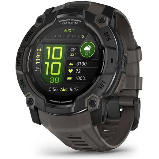 GARMIN INSTINCT® 3 – 50 MM, AMOLED BLACK S CHARCOAL PÁSKEM 010-03020-00 - INSTINCT 3 - BRANDS