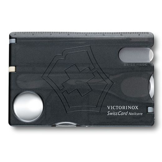 VICTORINOX SWISSCARD NAILCARE BLACK - POCKET KNIVES - ACCESSORIES