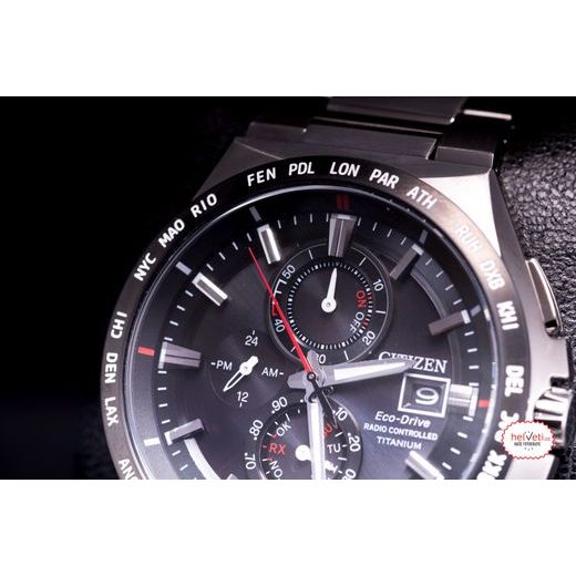 CITIZEN WORLDTIME RADIO CONTROLLED SUPER TITANIUM AT8234-85E - SUPER TITANIUM - BRANDS